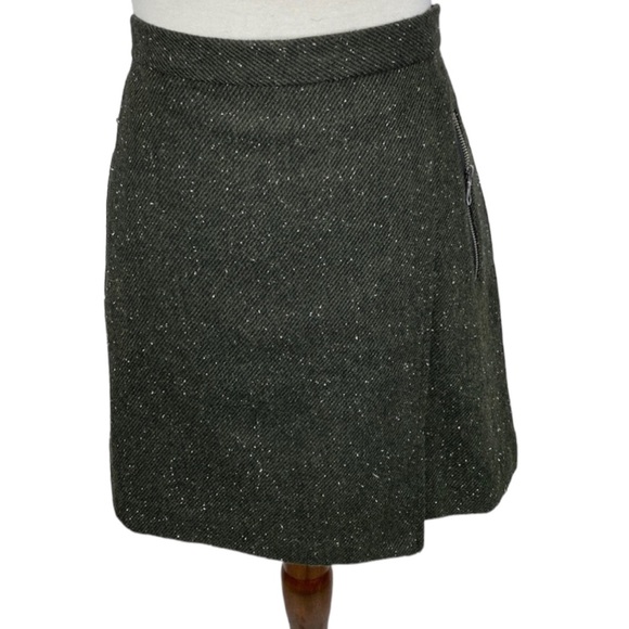 Banana Republic Wool Flecked Envelope Style Skirt - Picture 1 of 7